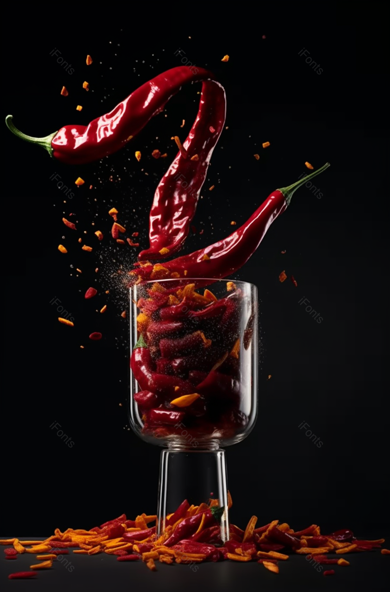 红辣椒片调味品烹饪干燥食品香料佐料,高清,摄影图,摄影图片,图片大全,摄影图免费下载